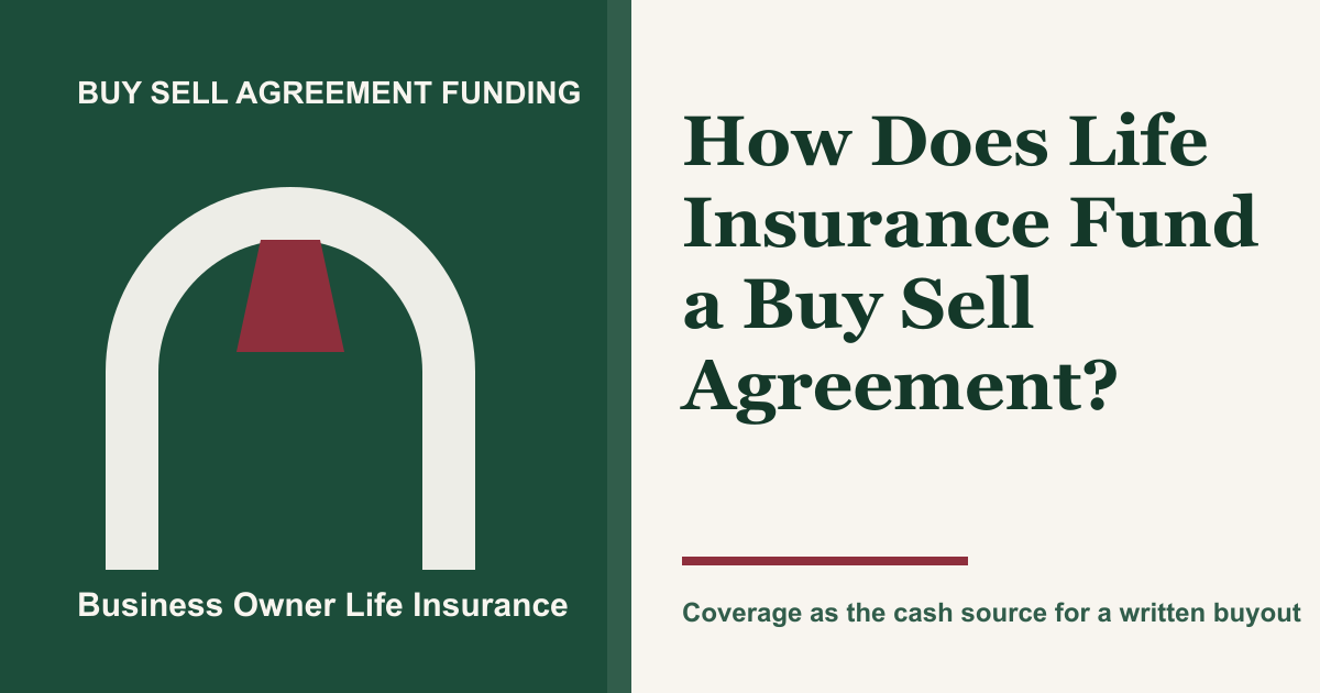 How Does Life Insurance Fund a Buy Sell Agreement?